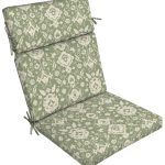 Better Homes & Gardens 44 inch x 21 inch Green Damask Rectangle Outdoor Chair Cushion, 1 Piece, Size: 44 x 21