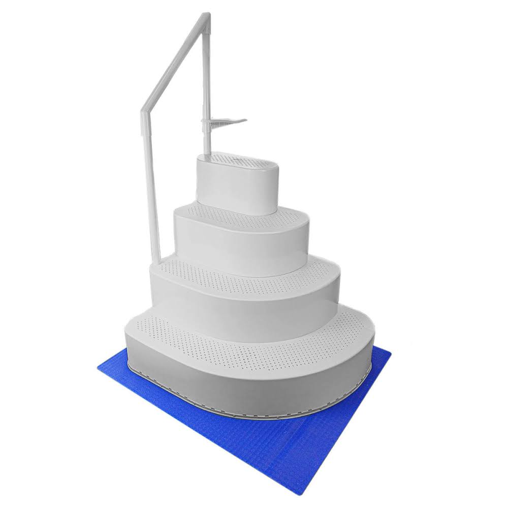 1e5c1fbcb310b2a15d4fbca34bf70adc4dc6dd0d027898b38f8fd4f1ab446f87.jpg Aqua Select Resin Step in A Box - Grey - Image 1