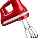 KitchenAid 6 Speed Hand Mixer with Flex Edge Beaters - Empire Red
