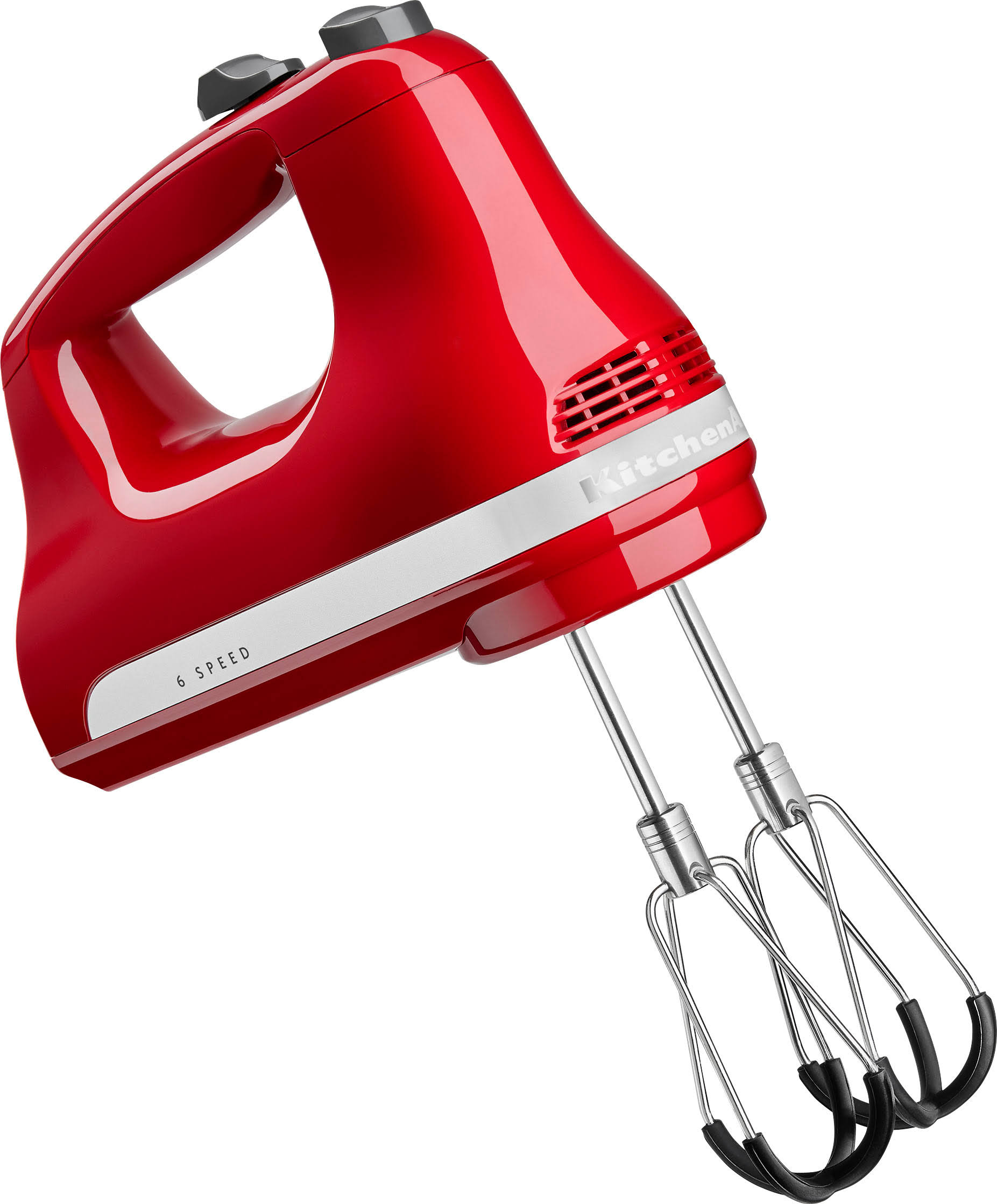 1e72ea8ae4bcd56c04e4d3c8672e3092a9d727d126c6c7de6bc728728898da90.jpg KitchenAid 6 Speed Hand Mixer with Flex Edge Beaters - Empire Red - Image 1