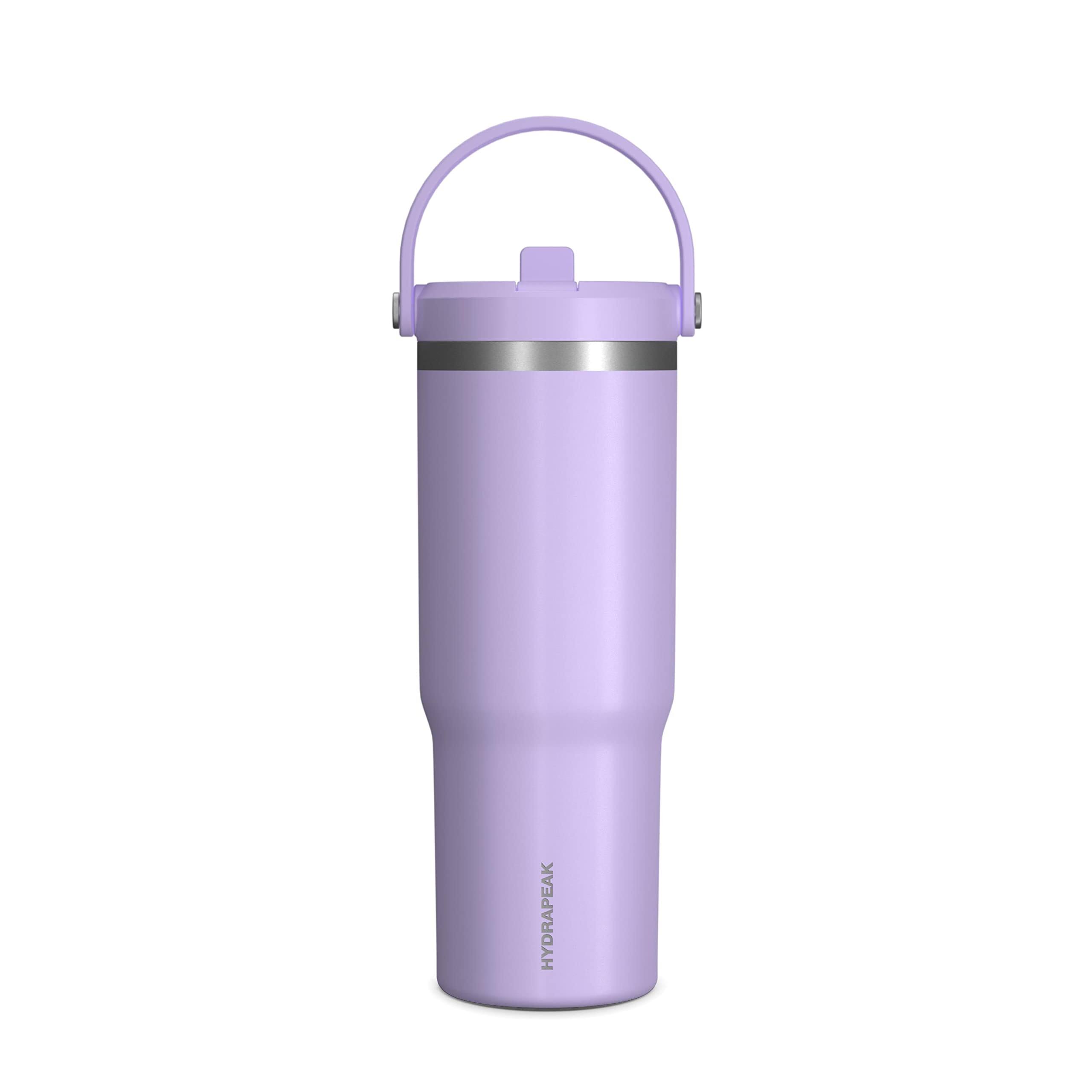 1e7443abd7bcde0ff8c3eed128f256ea2bcf537e40edf1f29c4490615c369732.jpg Hydrapeak Nomad 32oz Tumbler with Handle and Straw Digital Lavender - Image 1