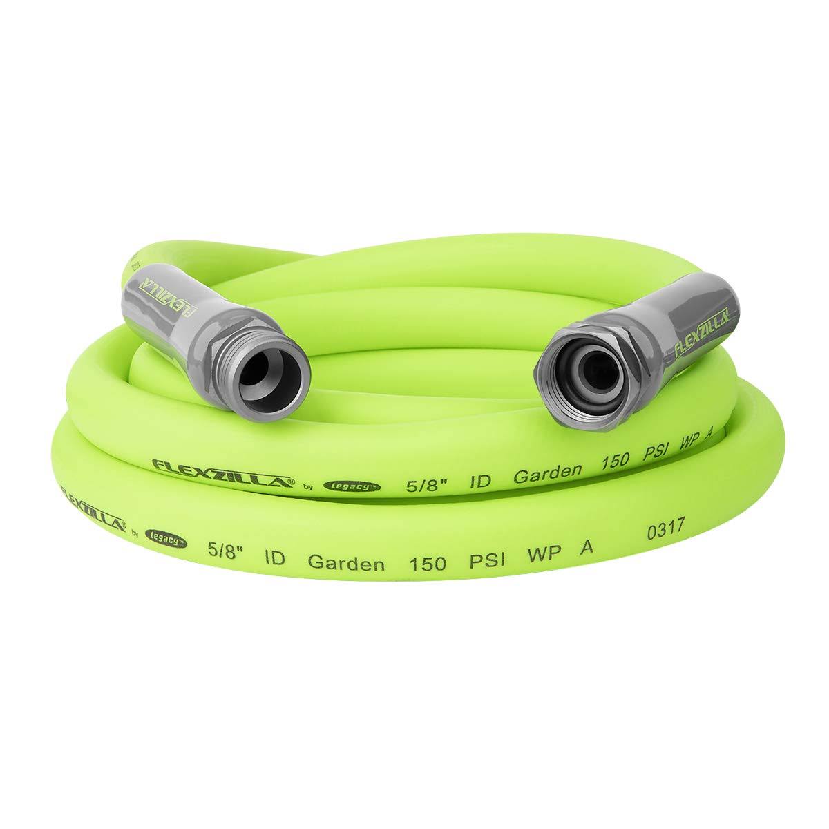 1e7dfe40b6242979d007693ead4daa525e671214c9b93174dcd7a7f33cf45ffd.jpg Flexzilla Garden Lead-In Hose 5/8 in. x 10 ft, Heavy Duty, Lightweight, Drinking Water Safe, ZillaGreen - HFZG510YW-E - Image 1