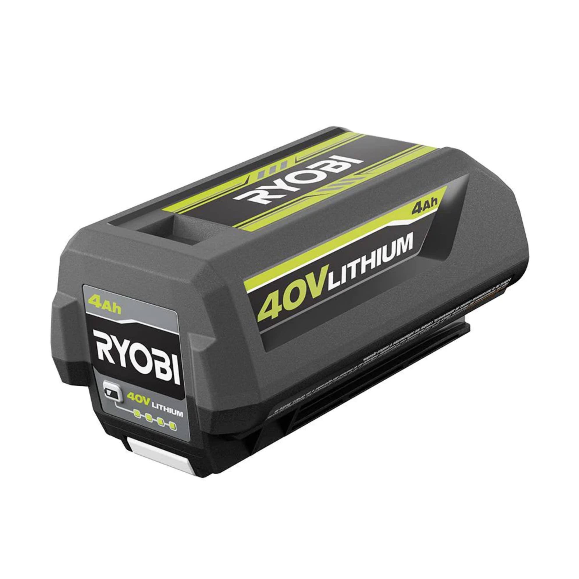 1ed2695473e0aa79d735f2c2cd5d797b5abc3831ed26f33236001913d3145e17.jpg Ryobi OP40401 40V 4Ah Lithium-Ion Battery - Image 1
