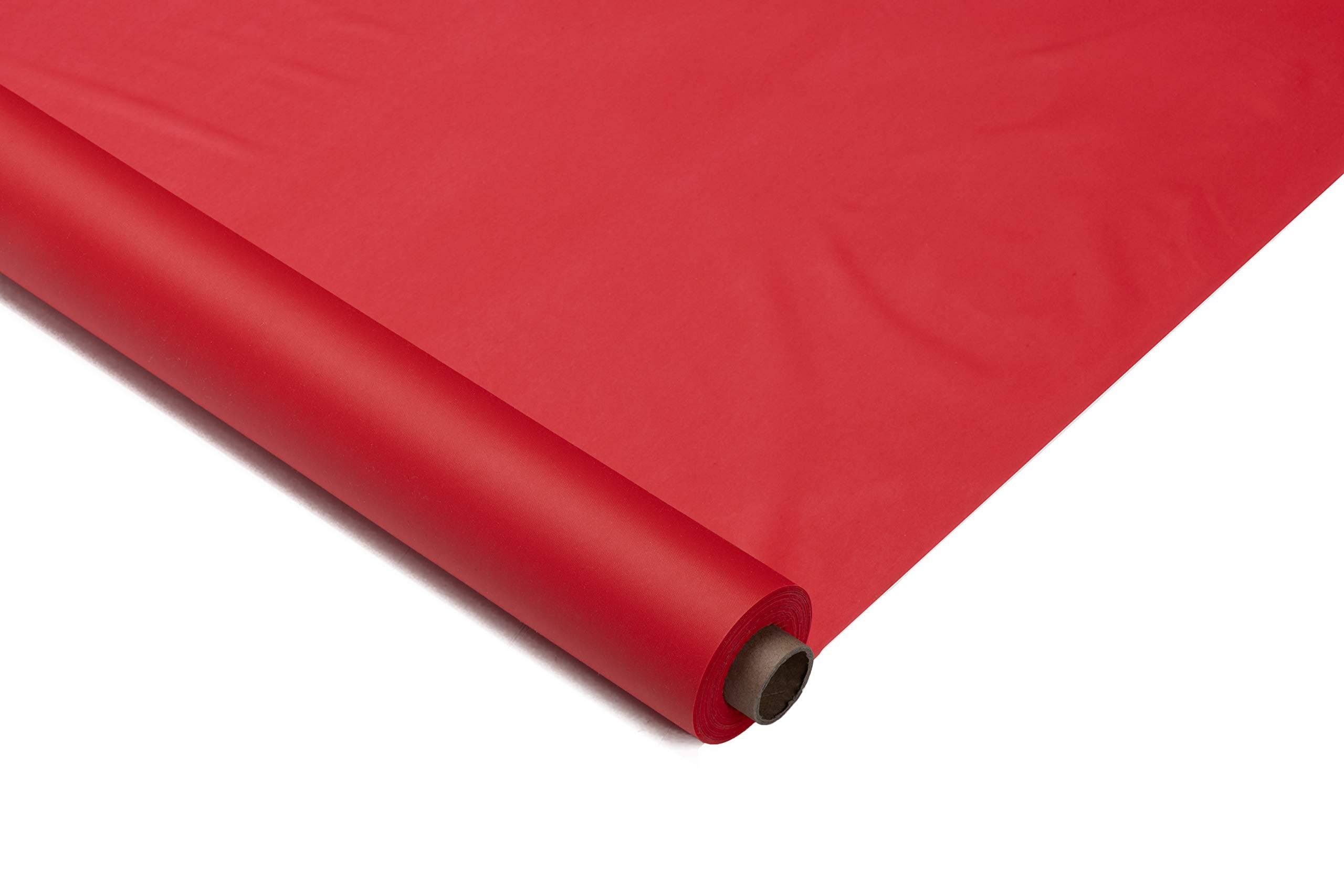 1ee75e10c7b4fa1dcb8492f836d26cf142fa45242553a701e166b92dd84afff6.jpg Red Plastic Table Roll - Image 1