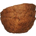 Basket Shaped Coco Fiber Replacement Liners 10 inch (3pk)