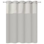 Hookless Plainweave 71" x 74" Shower Curtain in Clay