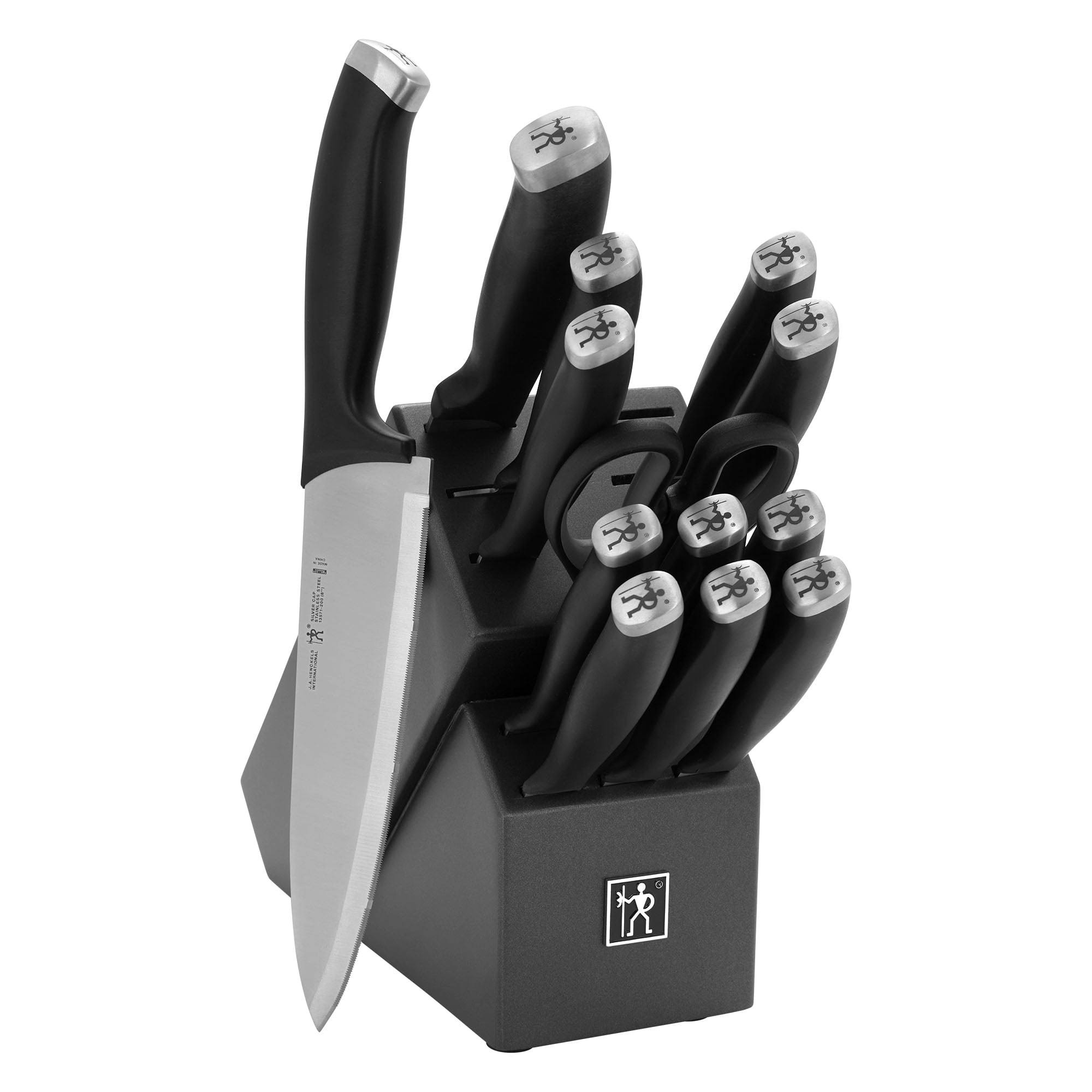 1f8350dd9286007b271b93ac261de0fcb2951e65e611ad60e8ca84979c0eb0d9.jpg J.A. Henckels International Silvercap 14-Piece Knife Block Set - Image 1