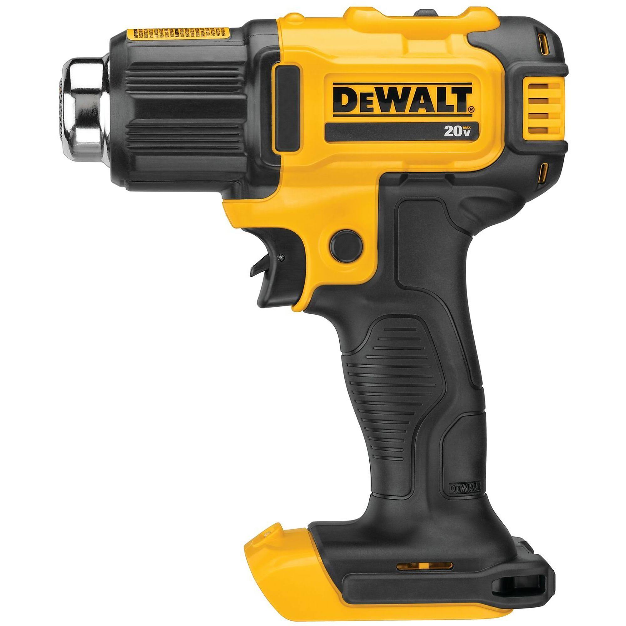 1f8b6885b145381b300cd622b2934d97b432aa37e66796a5ae25c49331b3eff1.jpg DeWalt DCE530B 20V MAX* Cordless Heat Gun (Tool Only) - Image 1
