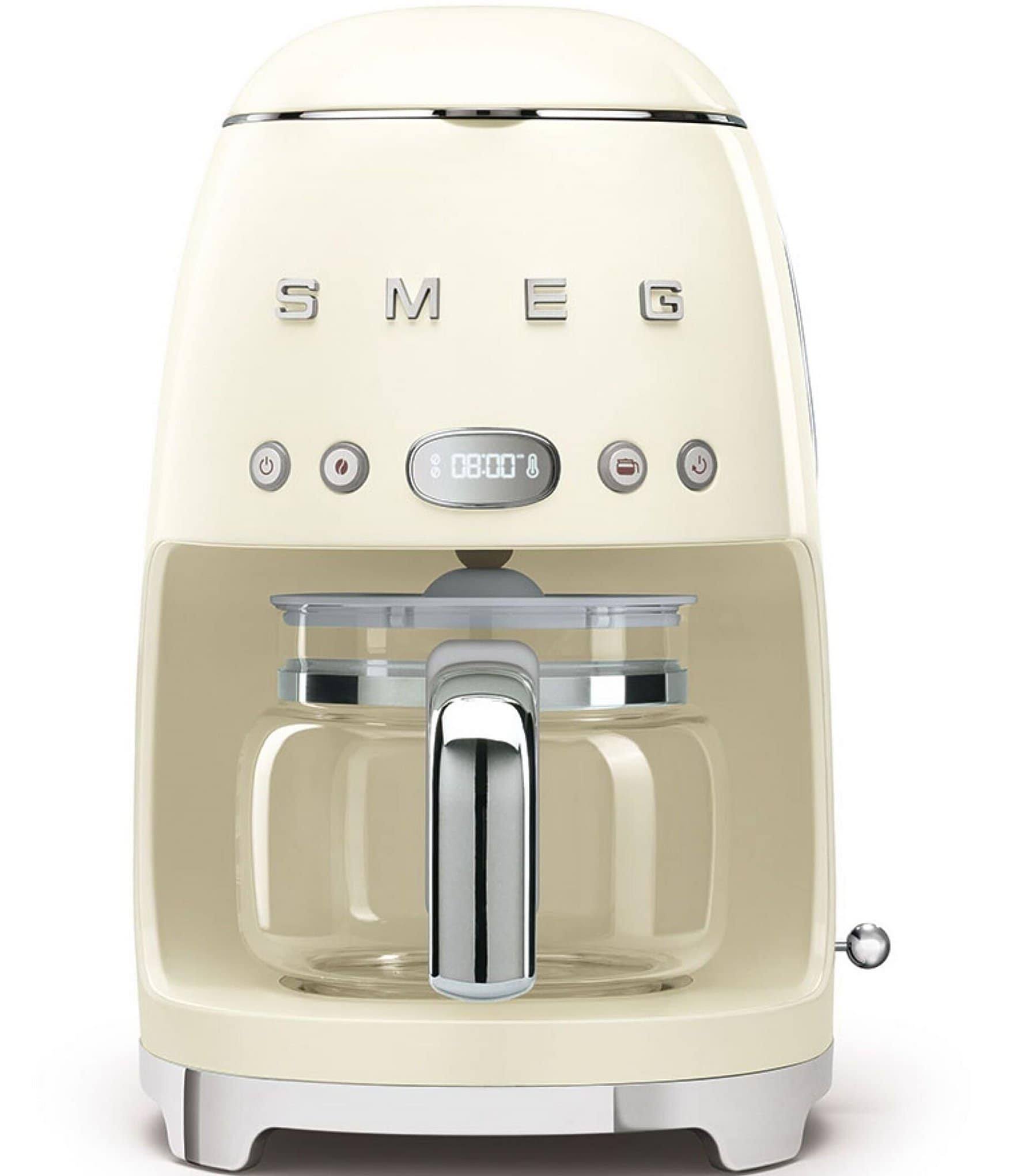 1fb240bf57696127e38ff73557eb3e04d58a97021b8832abe9698144a2438601.jpg Smeg Retro Drip Filter Coffee Machine Cream - Image 1