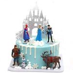 Frozen Cake Topper Figures Set 6pcs Frozen Cake Decorations for Frozen Party Supplier Birthday