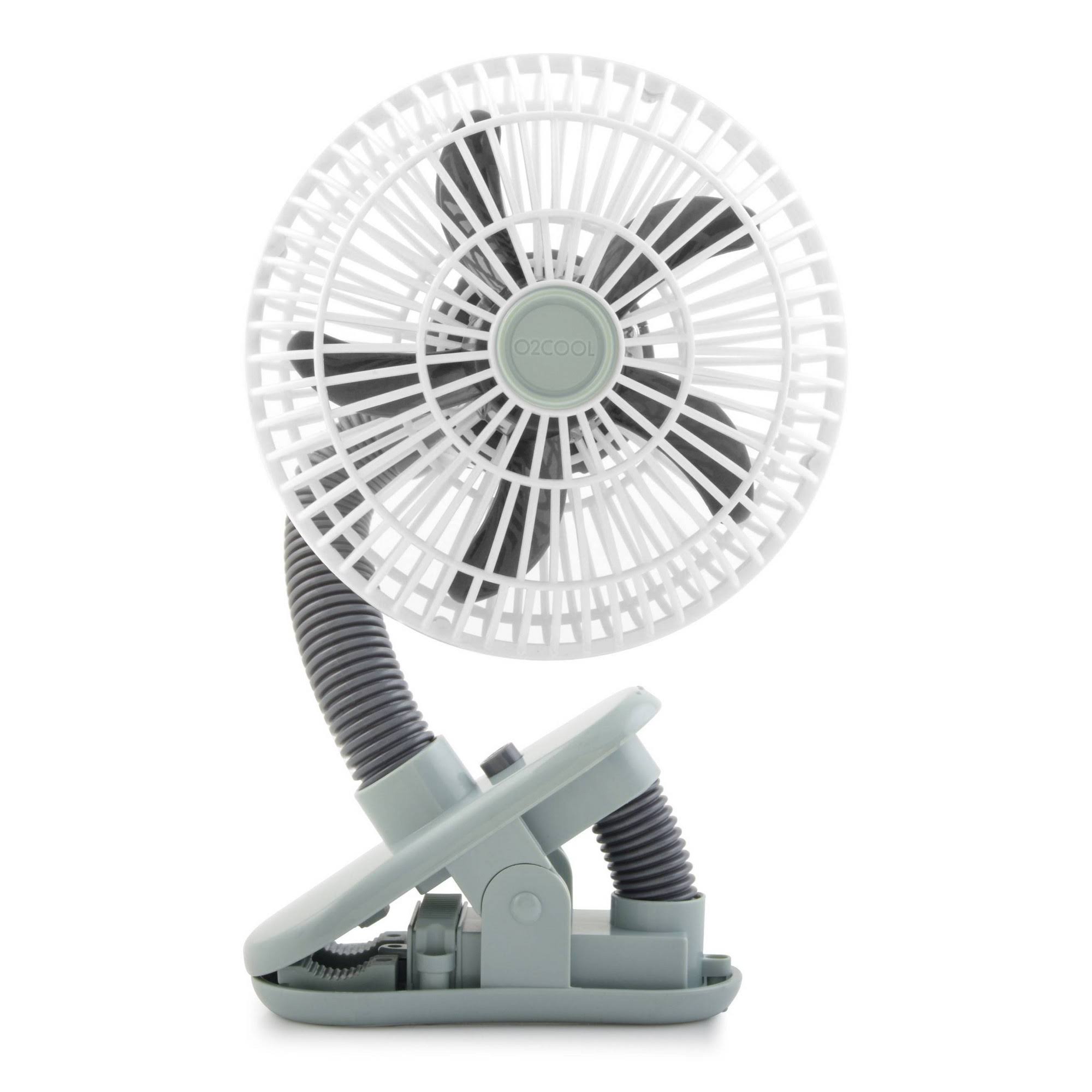 1fbd3cd9f1e21ae8102357be433035691737f55ac85bc0e19f7980db6fb552e8.jpg O2cool 4-Inch Portable Stroller Clip Fan - Image 1