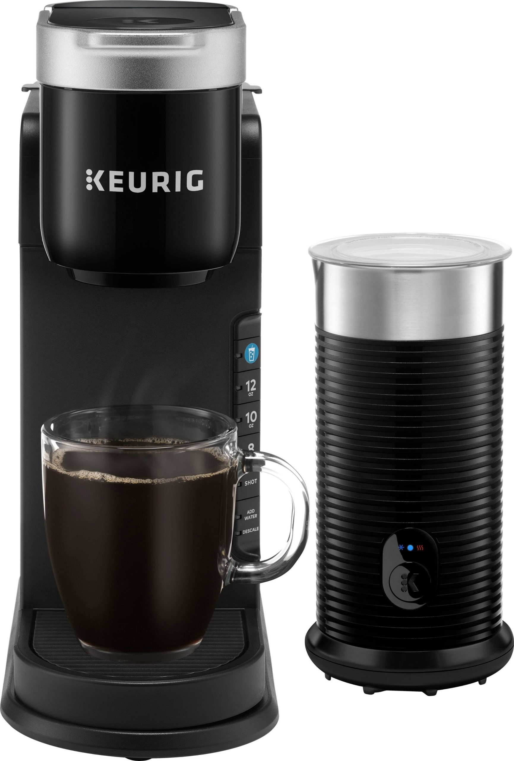 1fc57c65d396f365fa3c4a7183b550587938c4f10b545b6e751605d042e68fdb.jpg Keurig K-Caf�� Barista Bar Single Serve Coffee Maker and Frother, Black - Image 1