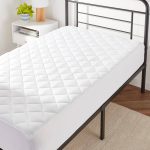 Basics Hypoallergenic Quilted Mattress Topper Pad Cover - 18 inch Deep, Twin