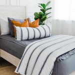 Beddy's Reese All in One Twin Zipper Bed Set - Gray 3-Piece Bedding Set with Minky Sheets, Zipper Comforter, and Mattress Cover