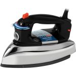 Black+decker F67E Classic Iron with Aluminum Soleplate, Black/Silver