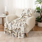 Berkshire Blanket Peanuts Snoopy Polyester Plush Throw - 55" x 70"