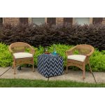 Sunbrella Wicker Seat Pad - Canvas Canvas