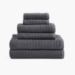 Cotton & Hemp Towel in Smoke by Under The Canopy