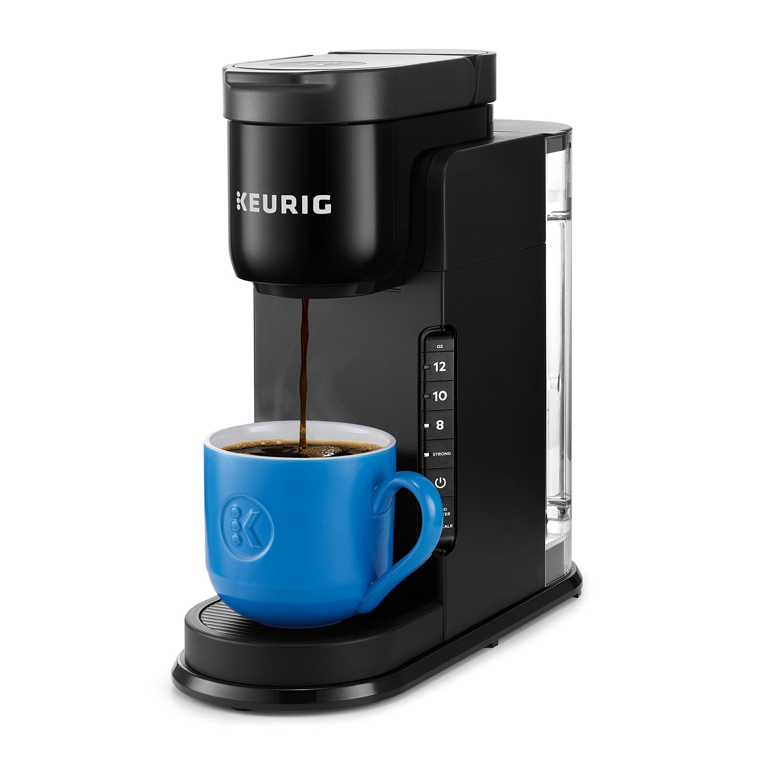 209ba48b9fc63522cf36c21a5beef75878a7881b92342532515066603f850a70.jpg Keurig K-Express Coffee Maker, Single Serve K-Cup Pod Coffee Brewer, Black, 12.8�� L x 5.1�� W x 12.6�� H - Image 1