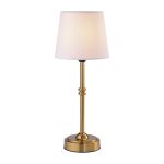 O��Bright Seraph - Cordless LED Table Lamp with Dimmer, Built-In Rechargeable Battery, 3-Level Brightness, Patio Table Lamp, Bedside Night Lamp,