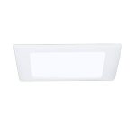 Halo 10p Recessed Ceiling Light Square Trim with Glass Albalite Lens, White, 9-3/8" (Pack of 12)