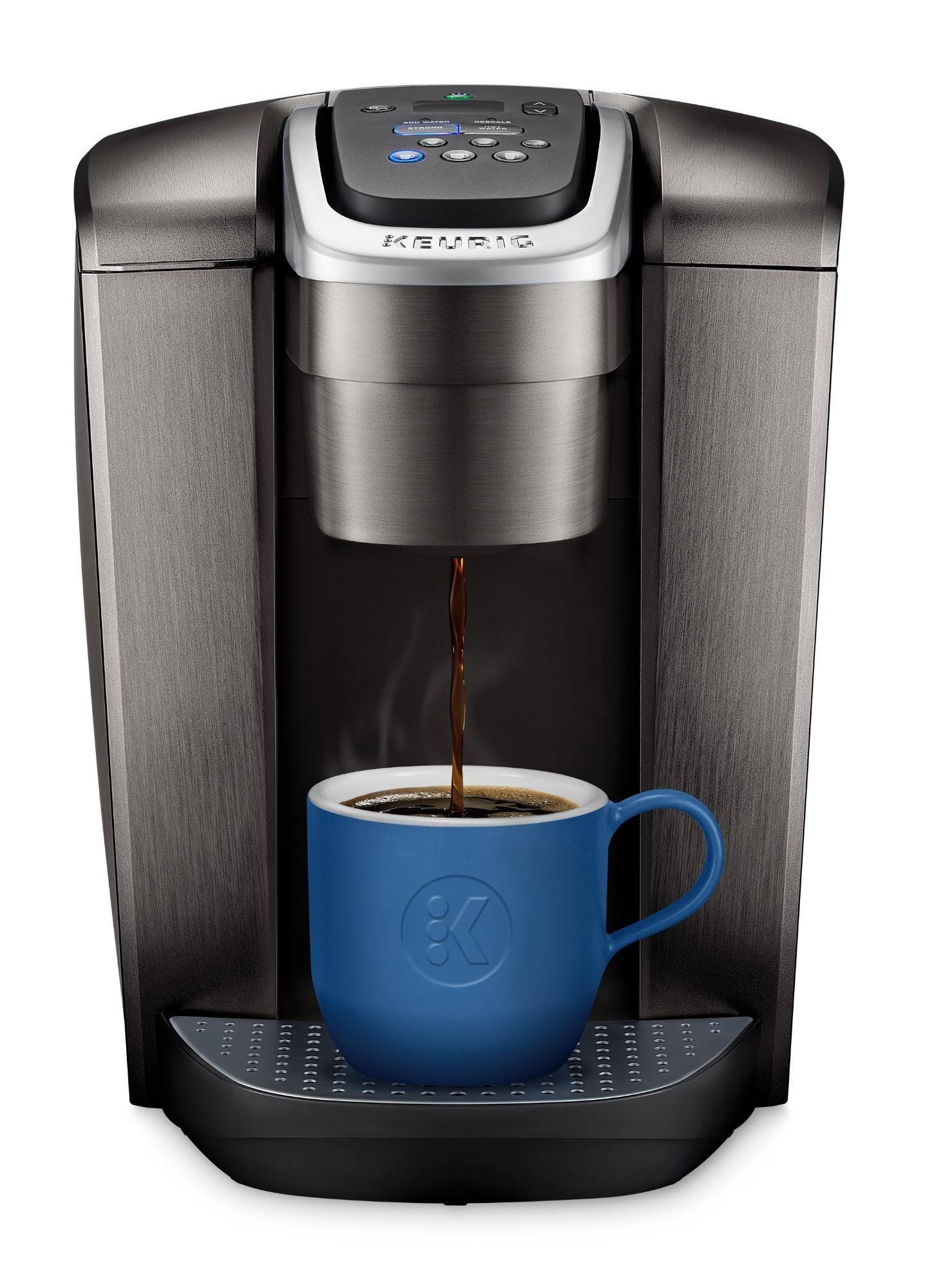 20e77fe61b77647727f850acb7139b40349040007691018d5ee517cc5210ca58.jpg Keurig K-Elite Coffee Maker Single Serve K-Cup Pod Coffee Brewer with Iced Coffee Capability Brushed Slate - Image 1