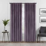 Eclipse Harper Velvet Absolute Zero Blackout Window Panel - 108 Inches - Plum