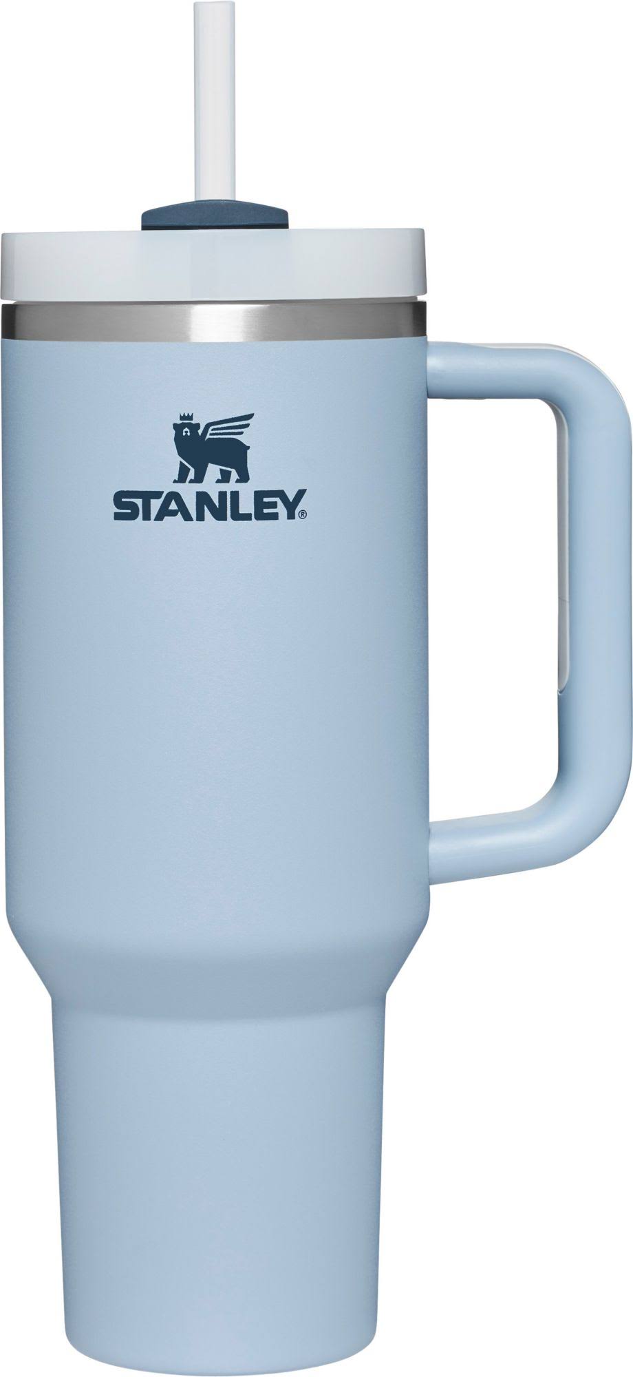 210231879ade947ba76c611ca2ca53d859dbd8b8f1c1184c24048796b575a346.jpg Stanley Dining | Stanley 40 oz. Quencher H2.0 FlowState Tumbler Chambray | Color: Blue | Size: 40oz | Rachael_Smith13's Closet - Image 1