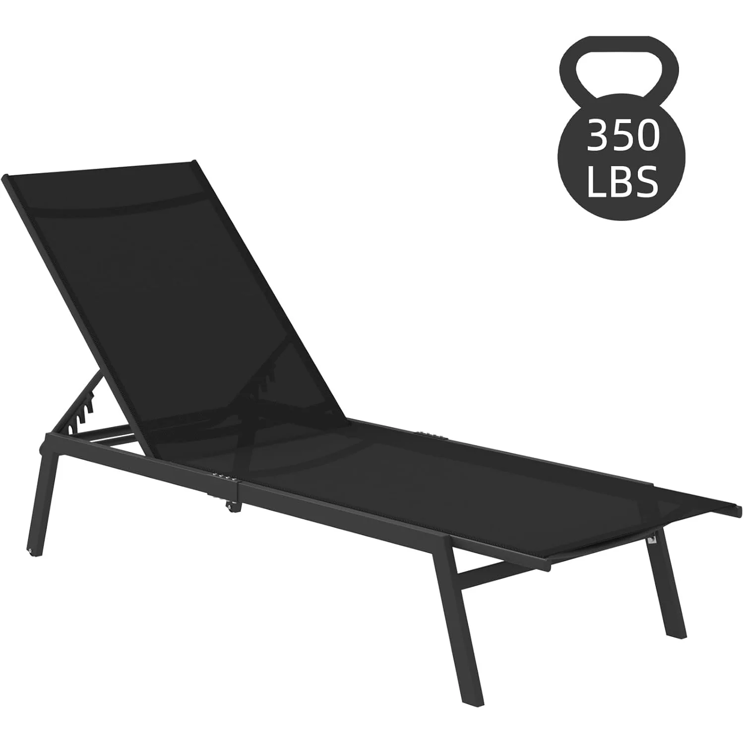 21024557ad43203a0addc8e0ecffbe8d4ed662e1668f75ab020ad1a81ec9a791.webp AECOJOY Patio Lounge Chairs, Outdoor Chaise Lounge with Wheels, Black - Image 1