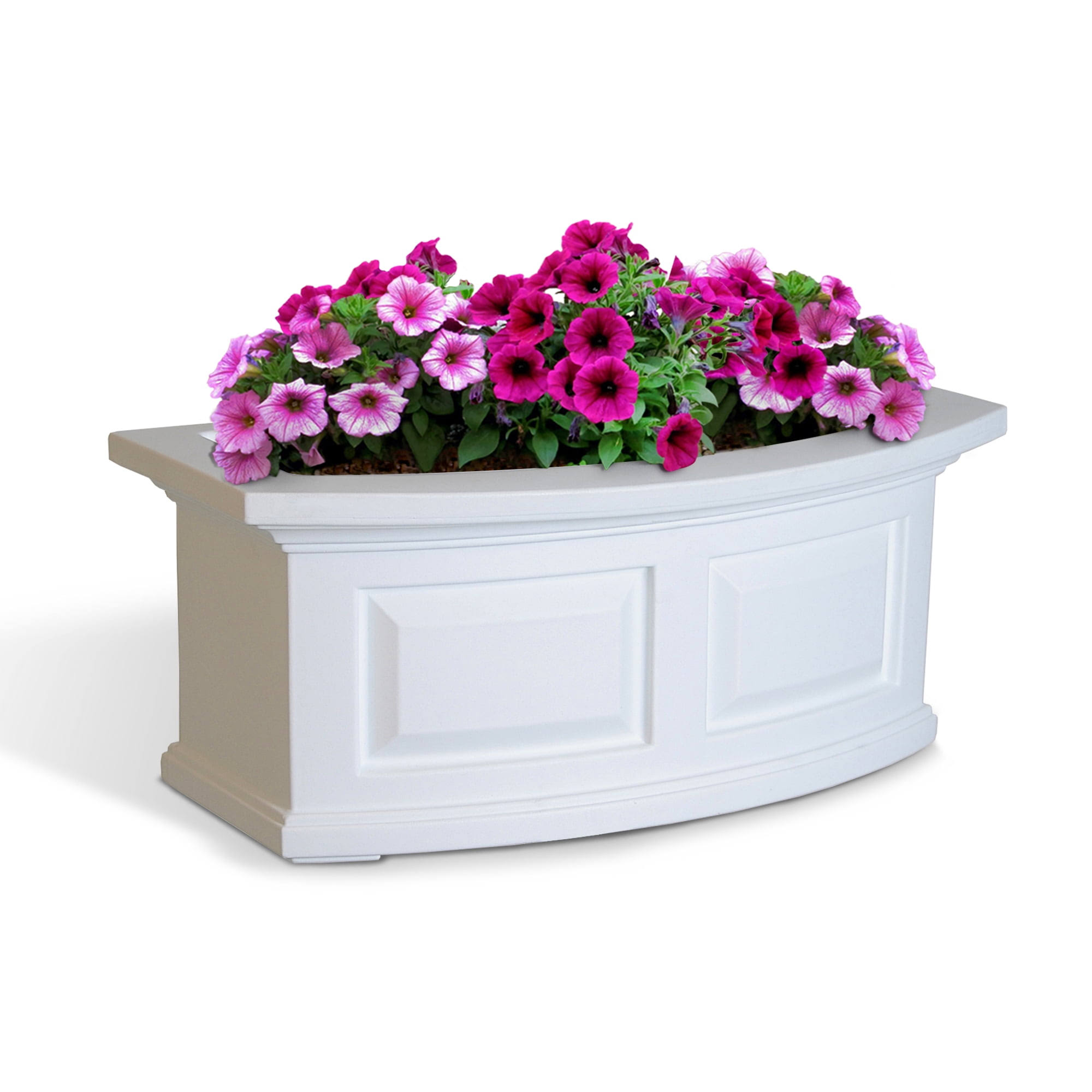 2109181a76c8f713602c55a0a4adfcc55adc7d88118d64d4029bb4e0442589e2.jpg Mayne Nantucket 2-ft. Window Box, White - Image 1