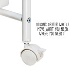 Honey-Can-Do - 15-Drawer Metal Rolling Storage Cart - White