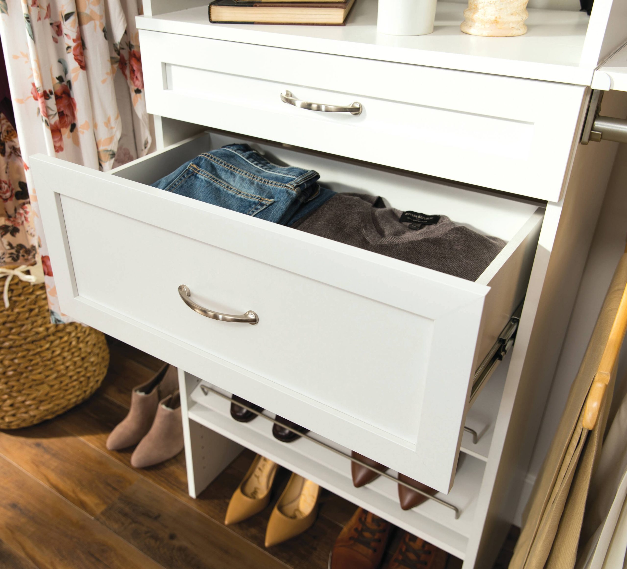 ClosetMaid Brightwood 25-in x 10-in x 13-in White Drawer Unit | 5448