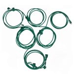 50ft Outdoor Extension Cord with 6 Outlets Evenly Spaced����, with Waterproof Cover, Ideal for Outdoor Decoration Lawn Patio Lights, 16AWG/3C SJTW,