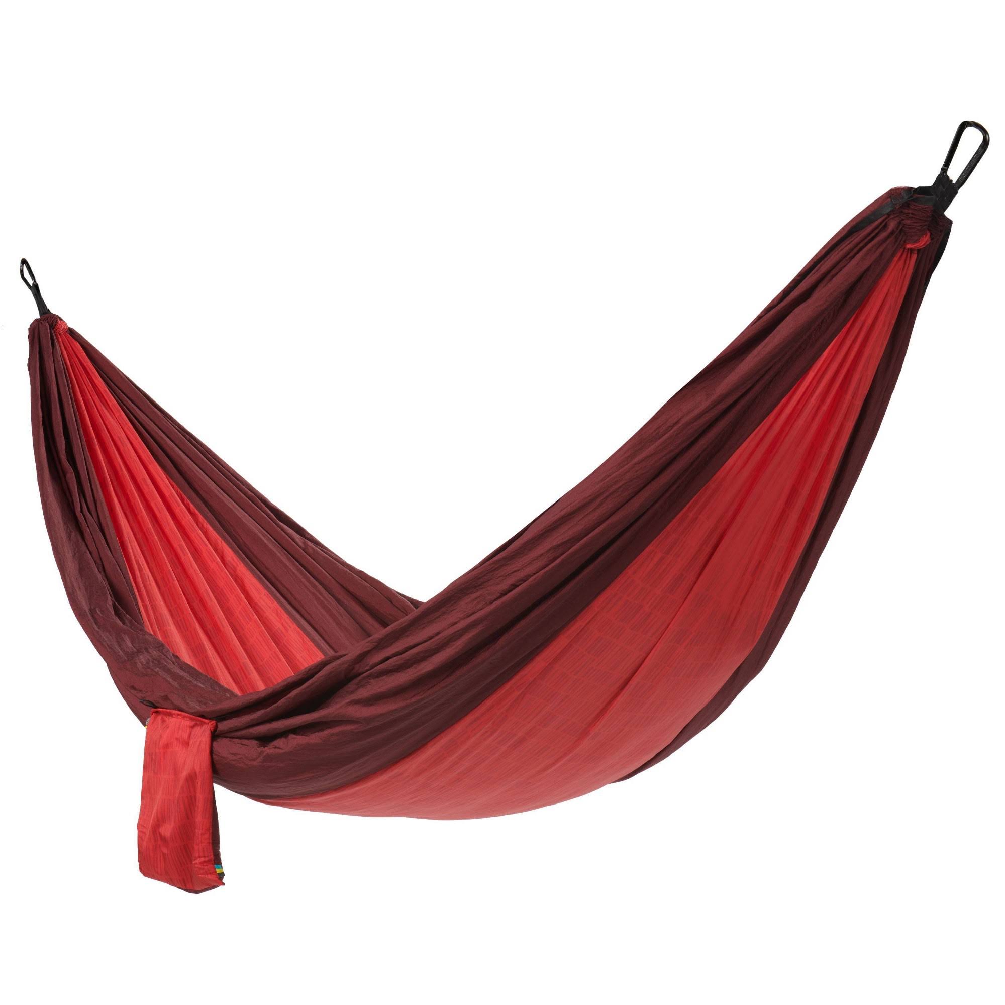 2157cd47ae4ed543a781981389273988f1a8533a05b0bdd36b1cccae7cc24e66.jpg Sierra Designs Double Lightweight Hammock - Red - Image 1
