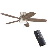 Home Decorators Ashby Park 52" Color Changing LED Brushed Nickel Ceiling Fan