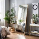 Martinsen Freestanding Full-Length Mirror Mercury Row Finish: Gold, Size: 64" x 21"