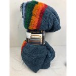 Pendleton Bedding | Pendleton Serape Stripe Blue Sherpa Fleece Blanket King Nwt | Color: Blue/Red | Size: King | Longbeachposh's Closet