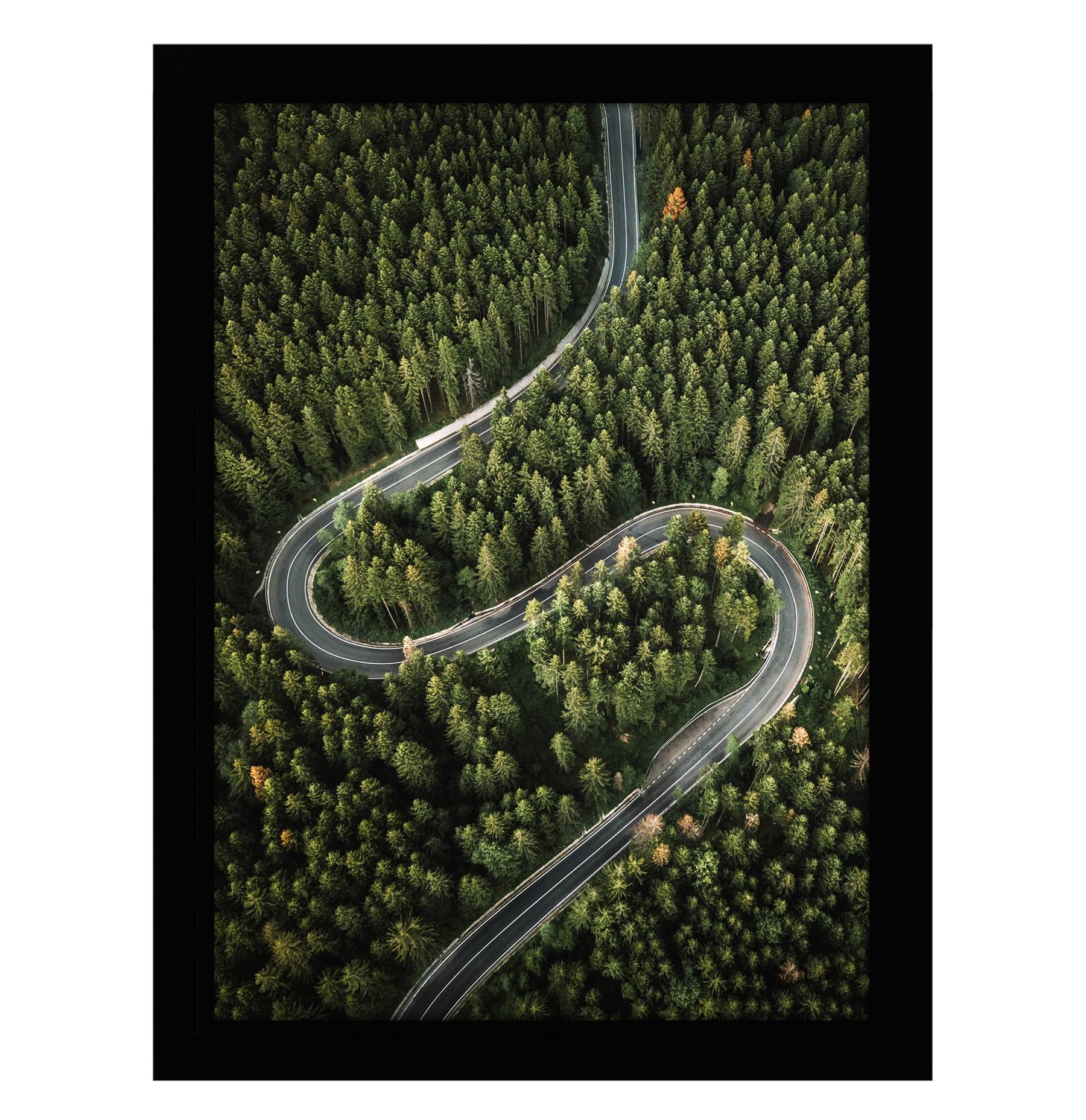 217f9210a7bc3ef9c60b236280381e0ee23b209e39f51c01f24ef99f813e70c2.jpg Americanflat 10x14 Picture Frame in Black - Composite Wood with Shatter Resistant Glass - Horizontal and Vertical Formats for Wall - Image 1