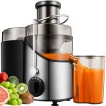 Aicook AMR526 Juicer Extractor Easy Clean, 3 Speeds Control, Stainless Steel BPA Free