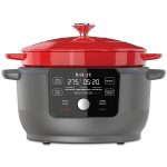 Instant 6 Qt. Cast Iron Dutch Oven, Red