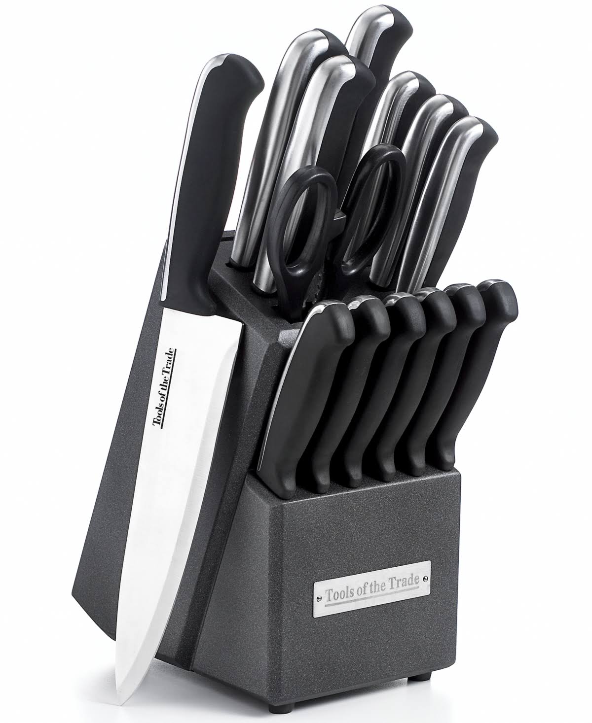 21c80c9cf052b398bf094745b96e0bda4a1282be397e9d7907f5da91b353b664.jpg Tools of The Trade Cutlery Set 15 Piece - Image 1