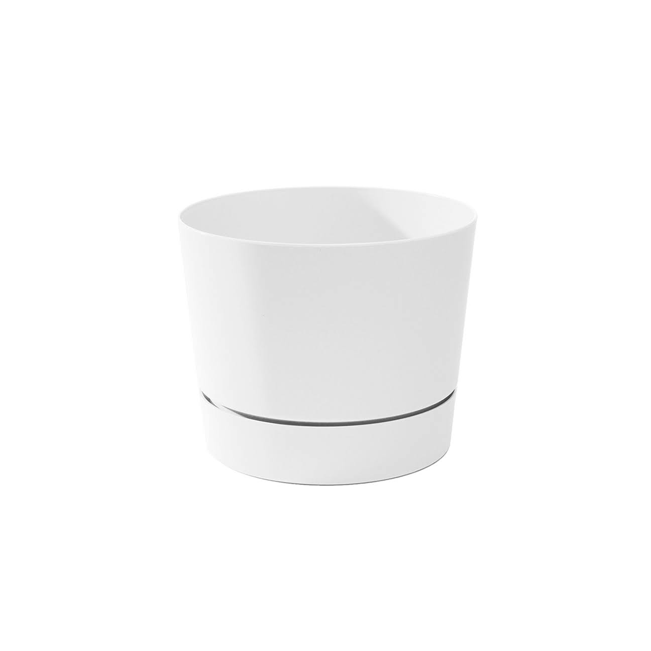 21cd7588f685acd9007dbccc0b01d465ec827033fb1c98d60bdd924a4d074a0f.jpg Majestic Low Profile Cylinder Pots, 8?-Inch, White - Image 1
