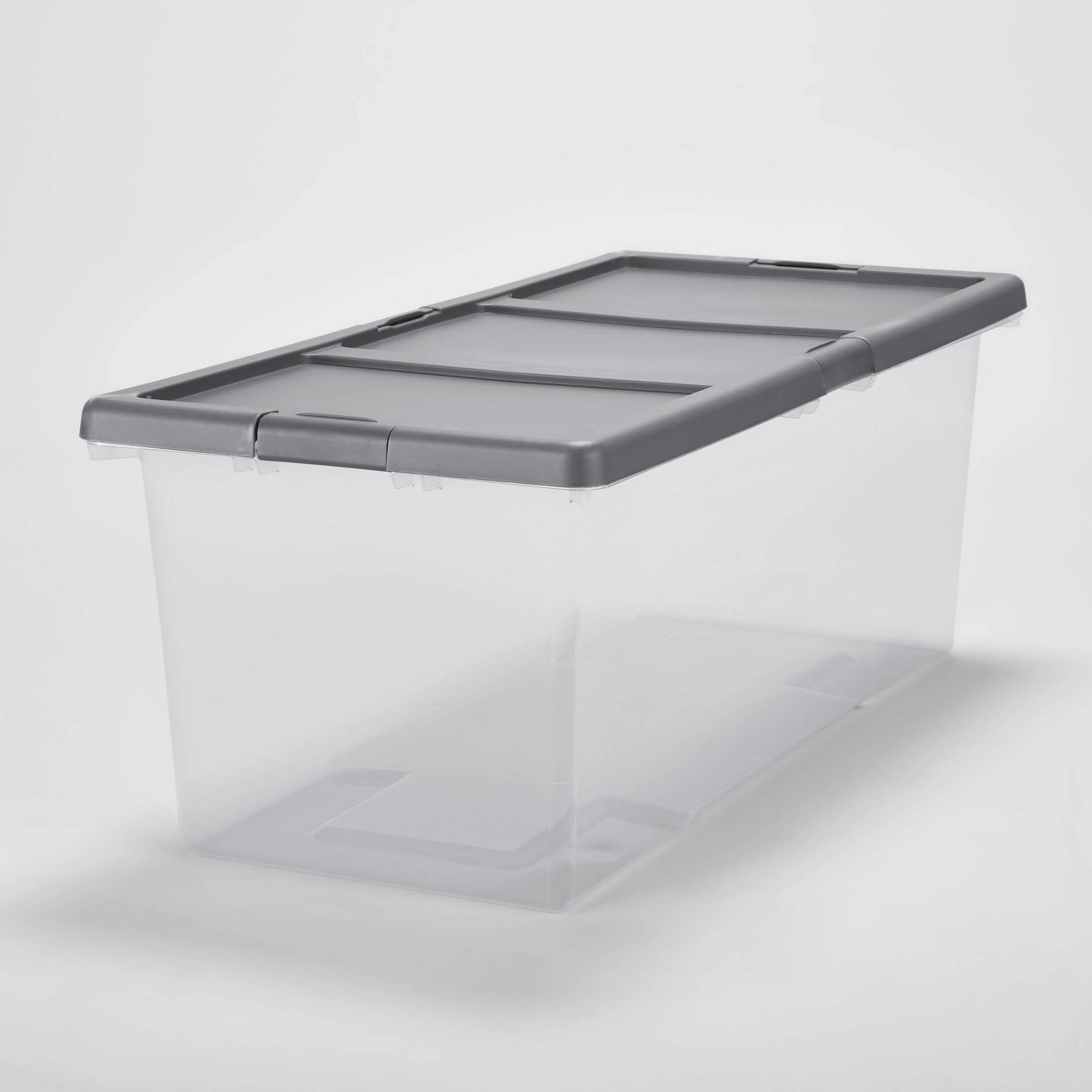 21d73adbd4d6903f0ba6fd285cd0656fd46d722eeeeef0bd7a871796e01f15df.jpg Brightroom Extra Large Latching Clear Storage Box - Image 1