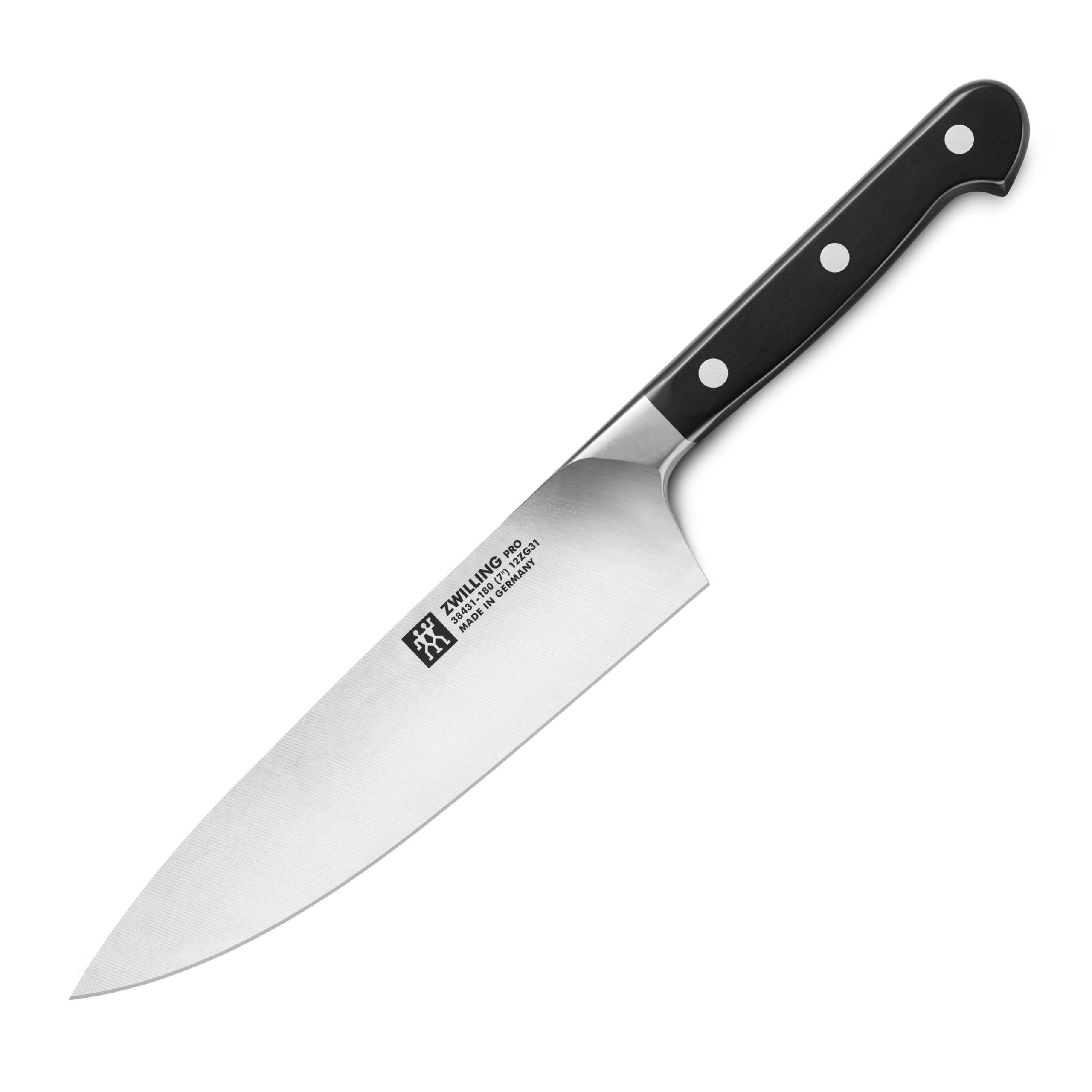 223a91d2c3f15b5363f6bb5adefffdcd1d040976e17bdef3c907cc5a2b135217.jpg Zwilling - Pro 7" Slim Chef's Knife - Image 1