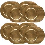Ashland Gold Chargers - 6 ct
