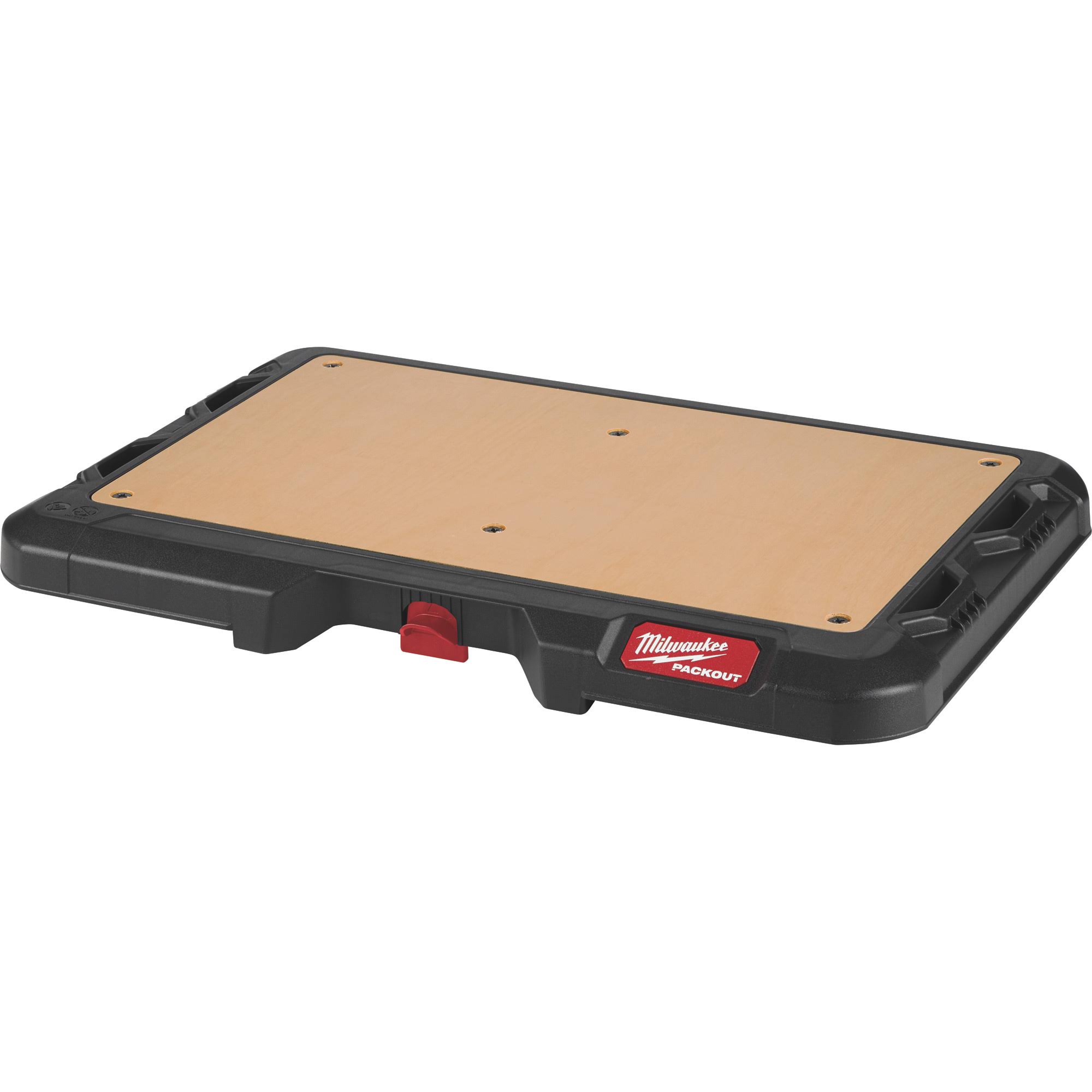 22b971caa2f0e413a3c71df71a7e25481dcdd5b7afa72132c32fa0750b6191c1.jpg Milwaukee 48-22-8488 PACKOUT Customizable Work Top - Image 1