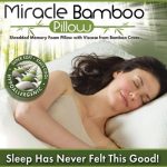 As Seen on TV Miracle Bamboo Pillow, Queen Shredded Memory Foam Pillow with Viscose from Bamboo Cover