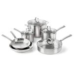 Calphalon Classic Stainless Steel Pots and Pans 10-Piece Cookware Set