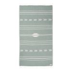 Sand Cloud Santa Fe Green - Sand-Free, Sand Resistant, Fast-Drying Turkish Beach Towel