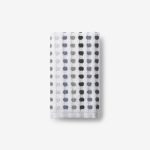 The Company Store Spectrum Gray Geometric Cotton Single Hand Towel